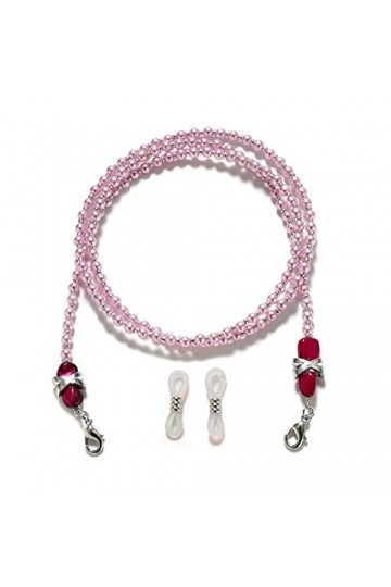 KLOVA Cordon Lunettes Lecture Pour Femmes Chaîne Lunettes Perlées Sangle Cordon Lunettes Support Chaîne Lunettes Support Cord