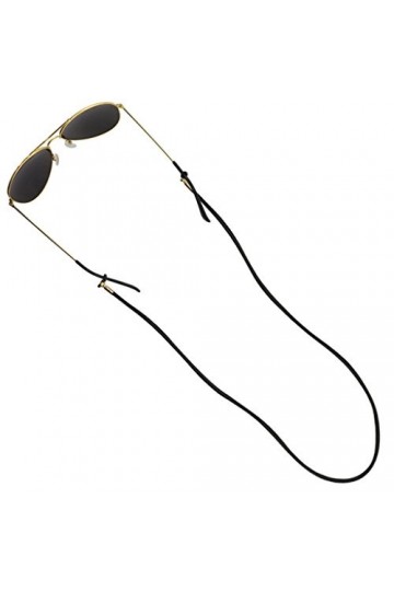 MagiDeal Cordon à Lunettes en PU Porte-lunettes de Sport Chaîne Sangle de Lunettes de Soleil /, Noir, 74cm