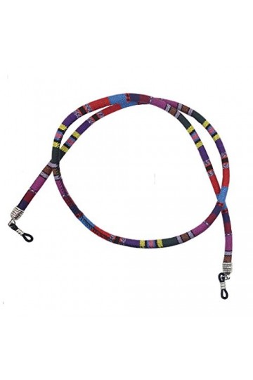 MagiDeal Chaînes et Cordons à Lunettes en Coton Grossier Léger Mode Ethnique, Violet, 70cm
