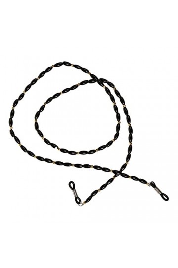 Cordon tour de cou noir pour lunettes et lunettes de soleil, Comme sur les images, taille unique