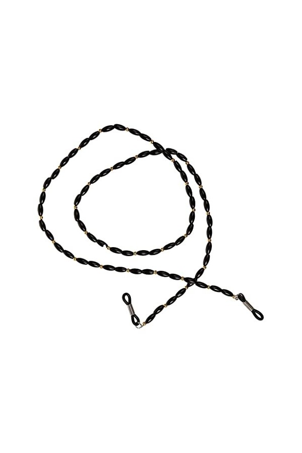 Cordon tour de cou noir pour lunettes et lunettes de soleil, Comme sur les images, taille unique