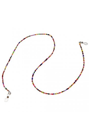 MagiDeal Colorées Petites Perles Collier Cordon Porte Lunettes de Soleil Monocle