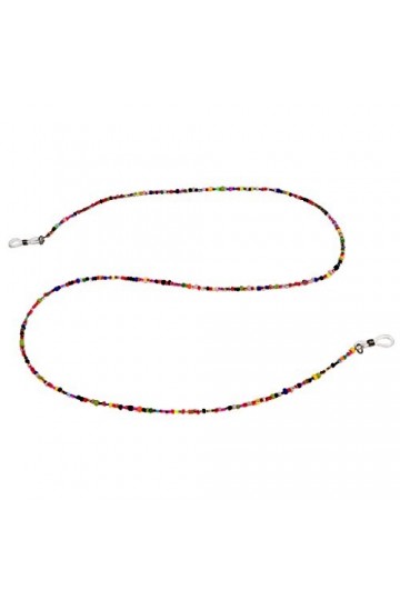 MagiDeal Colorées Petites Perles Collier Cordon Porte Lunettes de Soleil Monocle