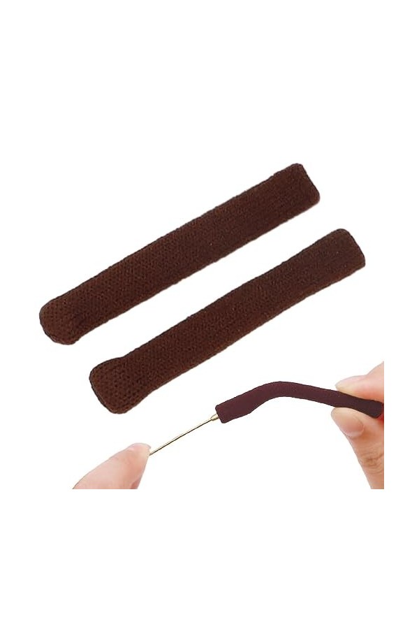 Yatlouba lunettes pour oreilles | manchons lunettes à tricoter | Manchons branches lunettes, poignée doreille lunettes, cous