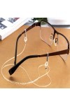 Buleerouy Corde à Lunettes De Vue Transparentes Anti Strap Strap Stretchy Cord Cordon Sports De Plein Air Lunettes String Lun