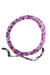kowaku Verre Perlé Chaîne de Lunettes Lanière Corde Retenue Lunettes de Lecture Cordon Sangle - Violet, 75cm