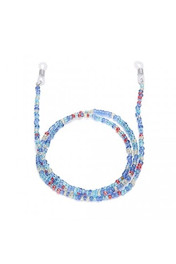 Chaîne de lunettes, sangle de lunettes anti-dérapante colorée pratique simple pour accessoire de bijoux pour lunettes sangle 