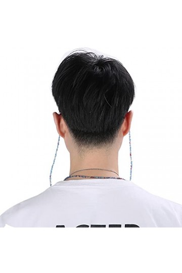 Chaîne de lunettes, sangle de lunettes anti-dérapante colorée pratique simple pour accessoire de bijoux pour lunettes sangle 