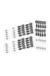 Sharplace 60 Lot de prises En Caoutchouc pour Lunettes Porte-lunettes Collier Chaîne 22mm Clair En Caoutchouc Extrémités Rete