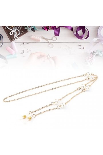 needlid Chaîne de Lunettes, chaîne de Lunettes en Alliage Polyvalent pour Un Usage Quotidien pour Les Femmes