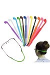 COMVIP Sangle de Lunettes Sport Antidérapant en Silicone Attache-Lunettes 5Pcs Aléatoire
