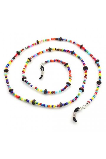 LANCHEN Lunettes De Lecture Chaîne Mixte Couleur Perle Lunettes De Soleil Titulaire Lunettes Courroie De Cou Corde