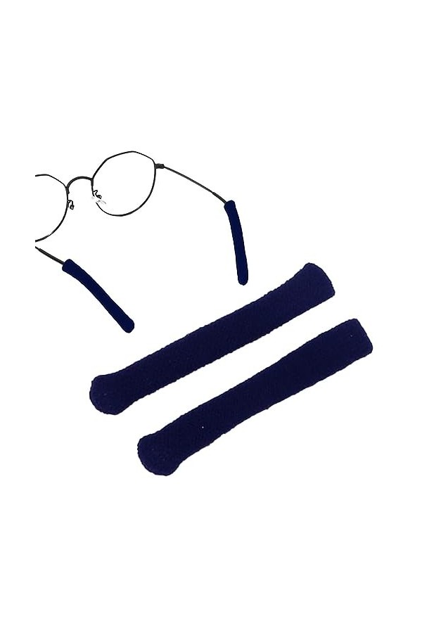 Cyhamse lunettes pour oreilles - Protège-oreilles pour lunettes à tricoter,bras élastiques pour lunettes antidérapants, couss