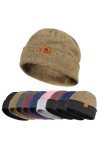 Sukeen Bonnet en Tricot, Doux et Extensible, Accessoires pour Hommes pour Femmes, Casquette sans Brim Roulé Cuff Rétro Mode a