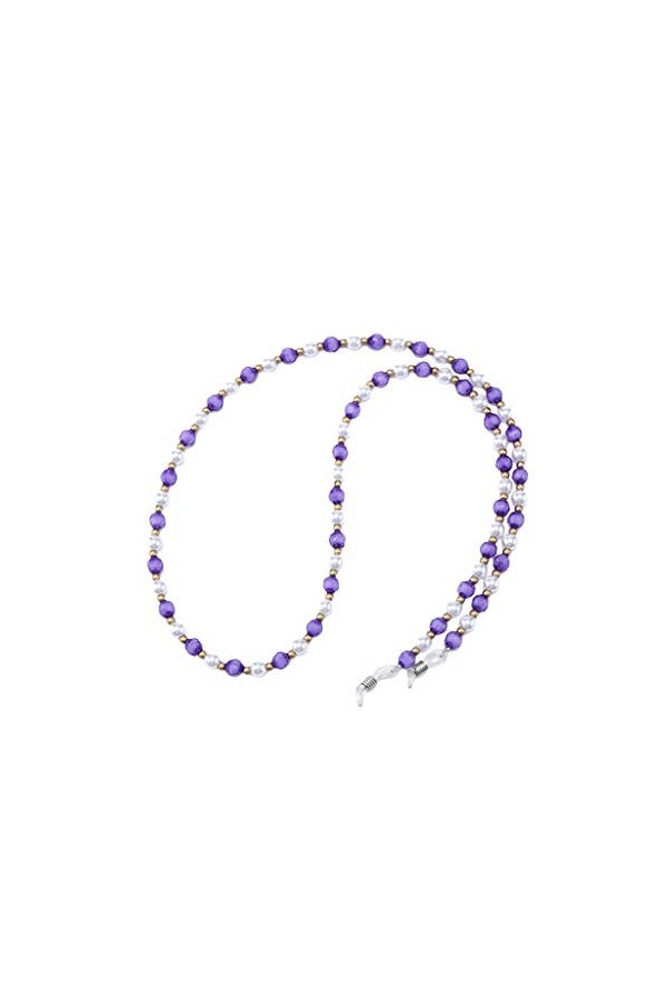 Cordon de chaîne pour lunettes de lecture et lunettes de soleil Marron