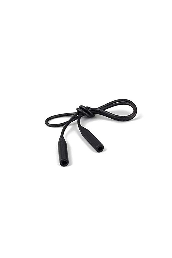 Sangle de chaîne de lunettes en silicone avec cordon de cou pour gardien de lecture - Noir - Taille unique