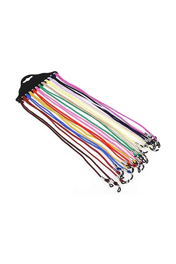 12 Pièces Lunettes De Soleil Lunettes De Soleil Cou Cordon Nylon Spectacle Cadre Titulaire Lunettes