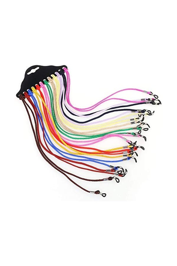 12 Pièces Lunettes De Soleil Lunettes De Soleil Cou Cordon Nylon Spectacle Cadre Titulaire Lunettes