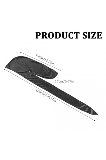 2 Pièces Turban Durag à Longue Queue Bonnets Ondulés en Soie Unisexe Bonnet Durag Soyeux avec Longue Queue Élastique Durags H