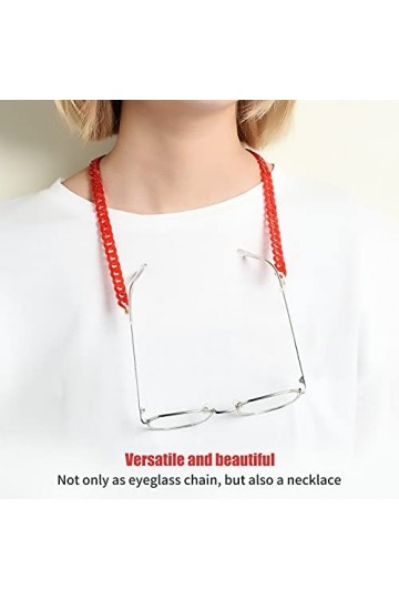 Chaîne de lunettes, chaîne de support de couverture de visage unique et polyvalente pour femmes pour un usage quotidien