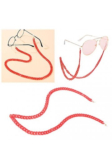 WNSC Chaîne de Lunettes, chaîne de Support de Couverture de Visage Roman Acrylique Unique pour Les Femmes pour Un Usage Quoti