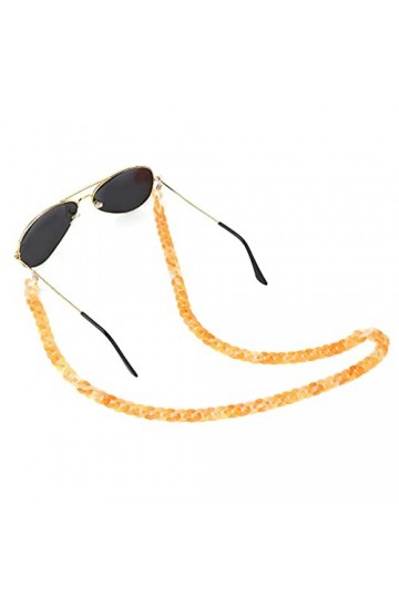 Sangle de lunettes, chaîne de lunettes autour du cou Acrylique décoratif pour les jours