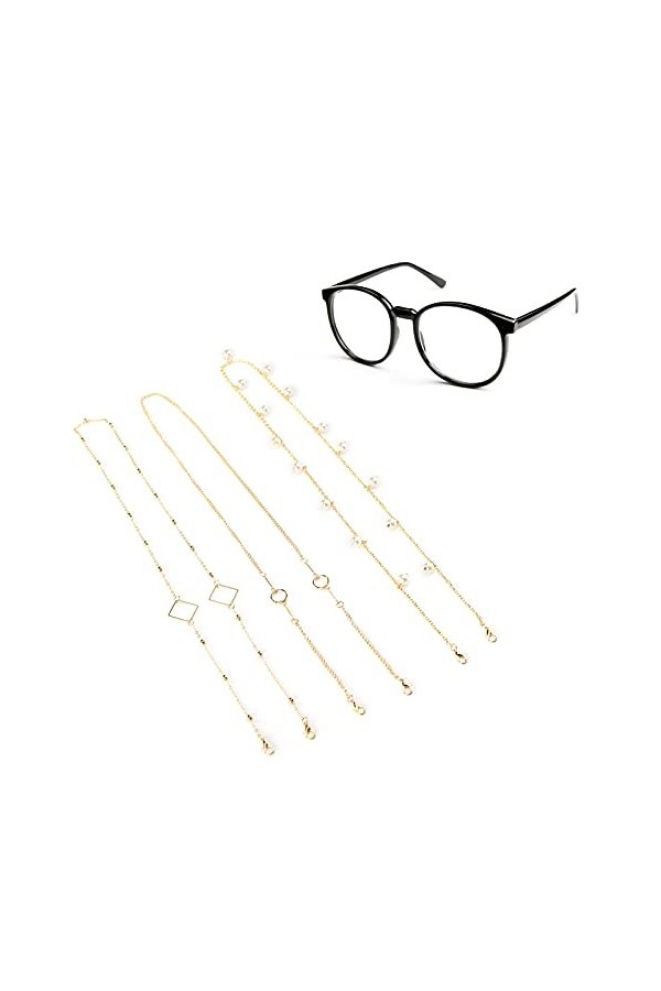 Sangle de chaîne de Lunettes, Cadeau spécial chaînes de Lunettes de Soleil légères Belles et génériques pour chaîne de Lunett