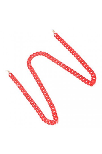 Chaîne de Lunettes, chaîne de Support de Couverture de Visage Roman Acrylique Anti-Chute Unique pour Un Usage Quotidien