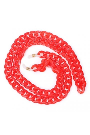 01 02 015 Chaîne de Support de Couverture de Visage, chaîne de Lunettes Acrylique Polyvalente Anti-Chute pour Un Usage Quotid