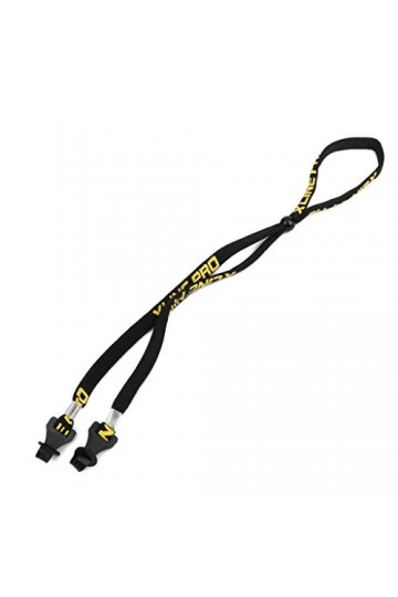 Lunettes de soleil de sport avec cordon élastique réglable Noir Jaune