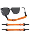Frifer Sangle de lunettes de sport | Corde de retenue pour lunettes de soleil sans queue | Sangle de lunettes de soleil en co