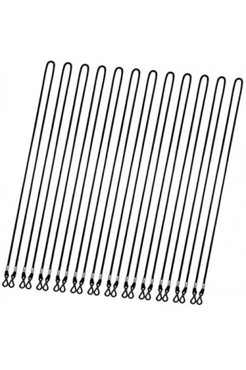 LATRAT Lot de 12 colliers de lunettes de soleil en nylon - Sangles de lunettes - Support réglable pour cordon de cou - Porte-