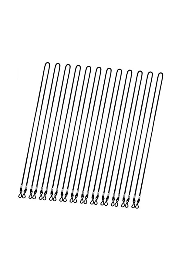 LATRAT Lot de 12 colliers de lunettes de soleil en nylon - Sangles de lunettes - Support réglable pour cordon de cou - Porte-