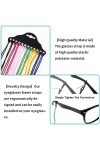 Cordon Lunettes,Sangle de Lunettes,Cordon Lunettes Femme,Ficelle Sangle de Lunettes,Attache Chaine Réglable,cordon lunettes s