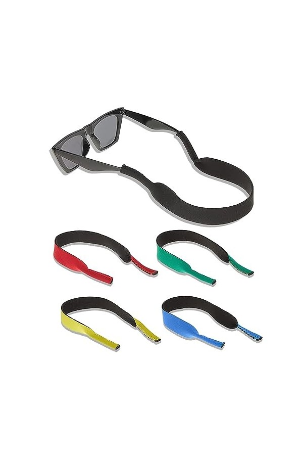 5 cordes élastique lunettes boucle sangle pour sport et lunettes de soleil lunettes sangle lunettes bandeau bandeau