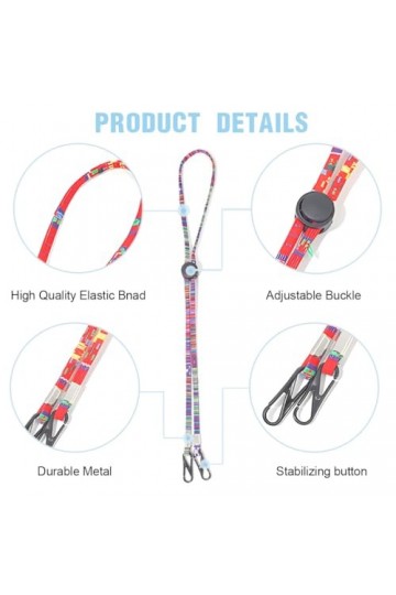 PLABBDPL 4 pièces Cordon Lunettes, Réglable Corde à Lunettes Chaîne de Lunettes Universel Lunettes Sangle,Chaîne Lunettes de 