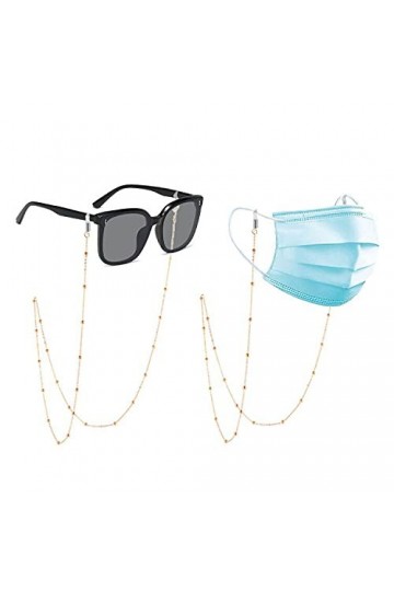 Chaînes de lunettes LuLyL pour femmes Lunettes de lecture perlées Cordons Sangle de lunettes de soleil