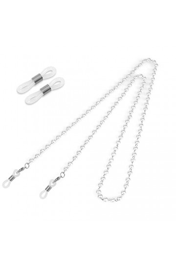 Eli-time Chaîne de Lunettes Femmes Perlée, Cordon Lunettes pour Lunettes pour Lunettes / Lunettes de soleil / Lunettes de lec