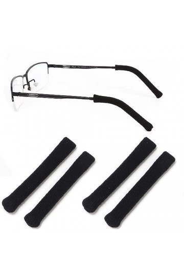 RUOXIXI 2 Paires Protege Branche Lunette,Antidérapant Lunettes Tricot,Anti Glisse Lunettes,Accessoires pour Lunettes pour Lun