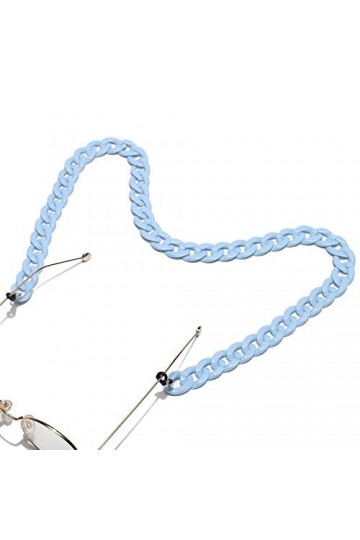 aLarm5 Rétro Chaîne de Lunettes ， Cordon Lunettes fantasie avec Bijoux Ajourés Chaîne de Lunettes à fermoir mousqueton pour h