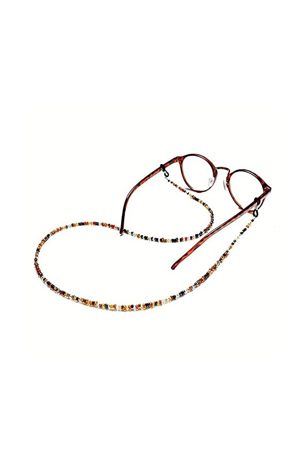 aLarm5 Rétro Chaîne de Lunettes ， Cordon Lunettes fantasie avec Bijoux Ajourés Chaîne de Lunettes à fermoir mousqueton pour h