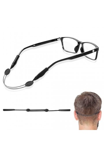 haierdidi Cordon à lunettes rétractable - Extrêmement fiable - Antidérapant - Pour le sport et les loisirs - Étanche - Access