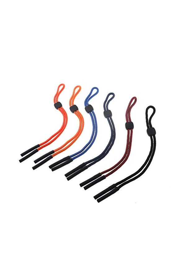 Fauhsto 6Pcs Chaîne de Lunettes Porte-Sangle de Lunettes de Soleil Cordon de Lecture Corde de Lunettes Réglable Universel