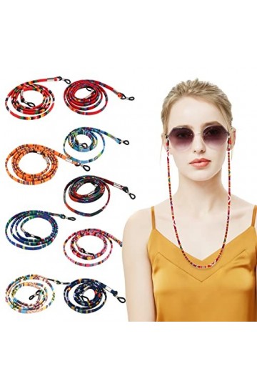 Paquet De 9 Sangles De Lunettes Universelles, Câbles De Lunettes, Sangles De Lunettes Antidérapantes, Câbles De Lunettes De S