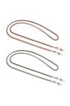 Aabellay Lot de 2 cordons de fixation en métal pour lunettes de soleil Doré et argenté