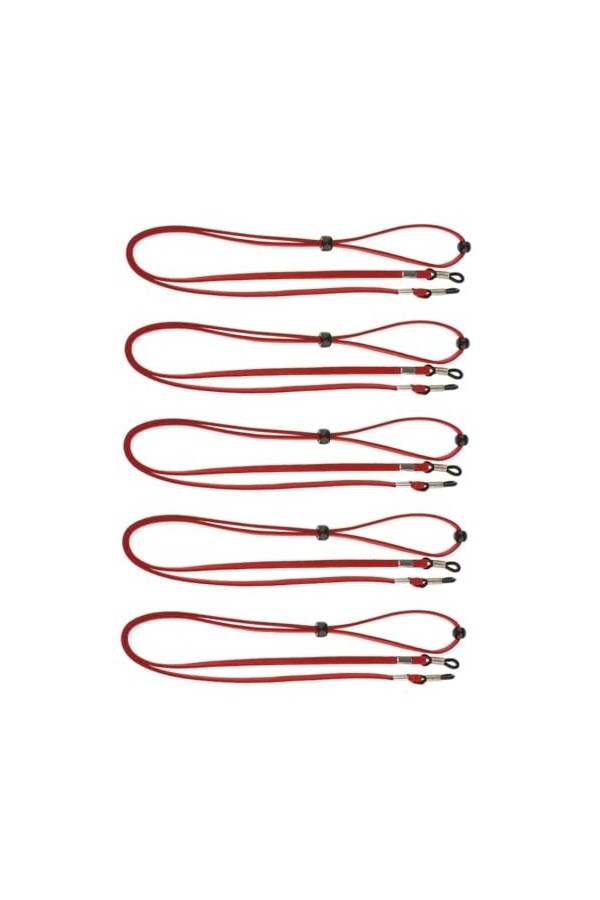 CARESHINE [Paquet de 2] ensemble de cordons de lunettes antidérapants en velours-sangle de support réglable pour lunettes de 