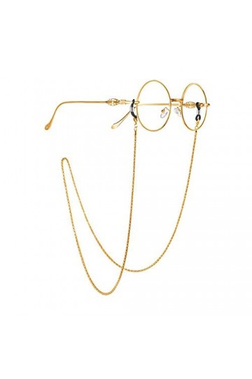 aLarm5 Chaîne de Lunettes etPorte-masque Résistant à la Corrosion，Rétro Chaîne Lunettes de Vue Sangle Holder Lunette de solei