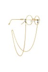 aLarm5 Chaîne de Lunettes etPorte-masque Résistant à la Corrosion，Rétro Chaîne Lunettes de Vue Sangle Holder Lunette de solei