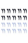 Lot de 20 paires de lunettes antidérapantes en silicone - Crochets doreille souples - Support confortable pour lunettes - Su