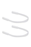 kwmobile Sangle de lunettes - Lot de 2x sangle pour lunettes en silicone antidérapant - Cordon lunettes anti-glisse 17 cm - t